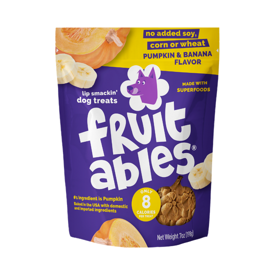 Fruitables Crunchy Pumpkin & Banana Dog Treats Fruitables Crunchy Pumpkin & Banana Dog Treats