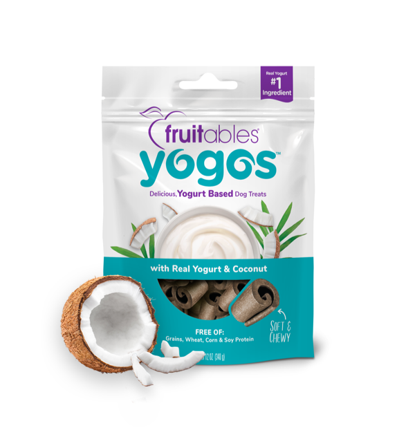 Fruitables 12 oz Yogos coconut yogurt Dog Treats
