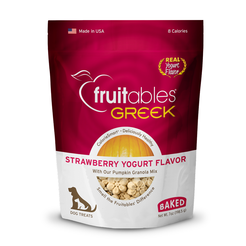 Fruitables Greek Yogurt Dog Treats - Strawberry
