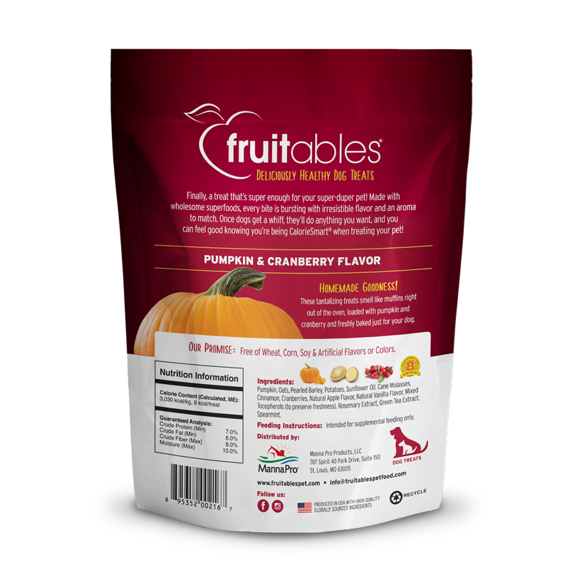 Fruitables Baked Treats Pumpkin Cranberry