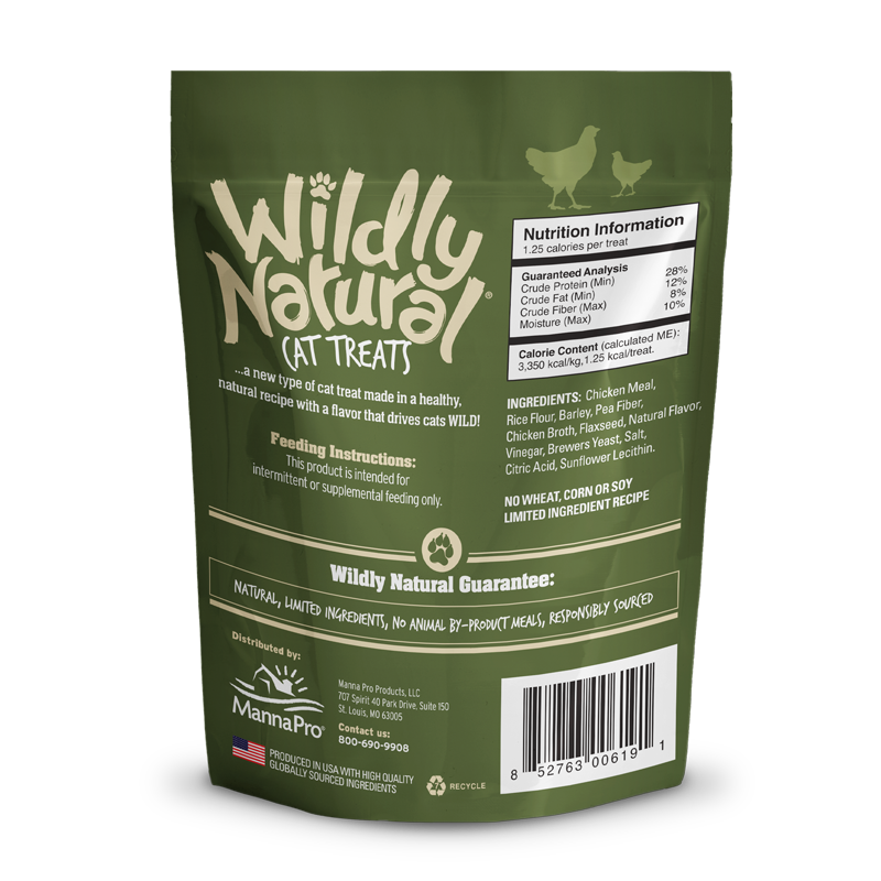 Wildly Natural Cat Treats Chicken Flavored