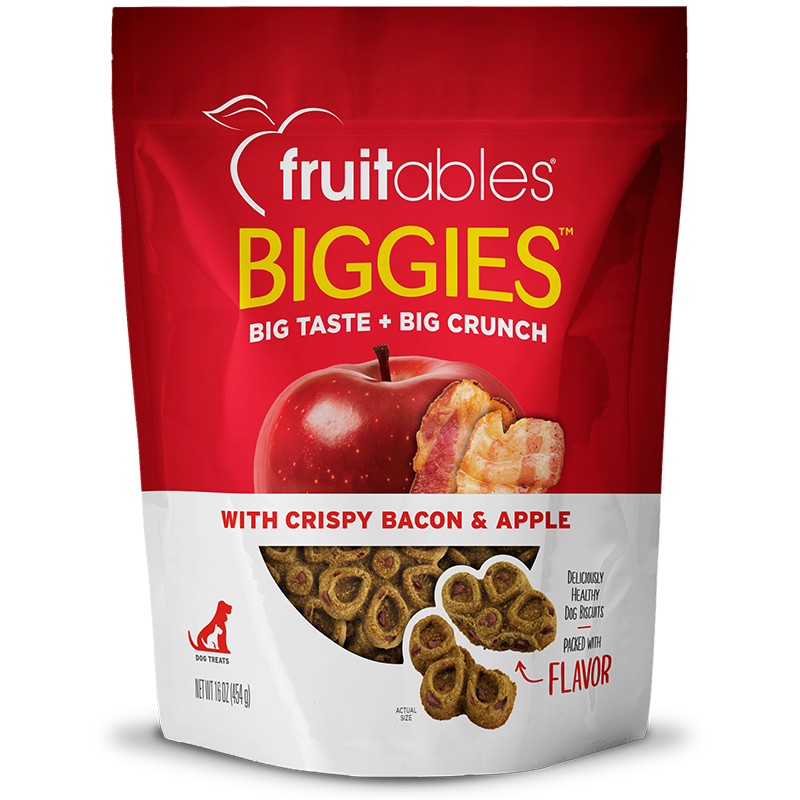 Fruitables Biggies Crispy Bacon Apple Biscuits